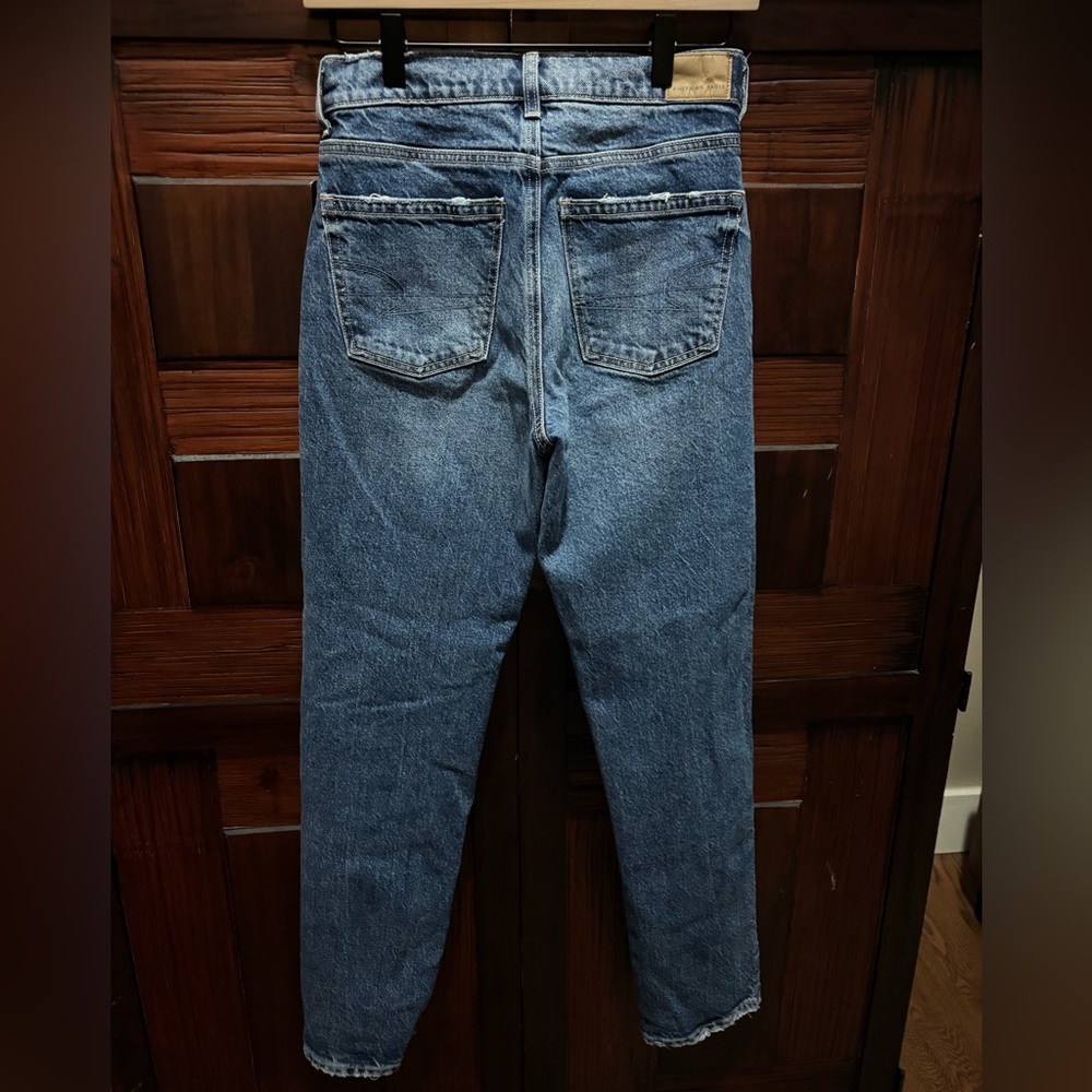 American Eagle Outfitters High Rise Blue Jeans - Picture 8 of 10